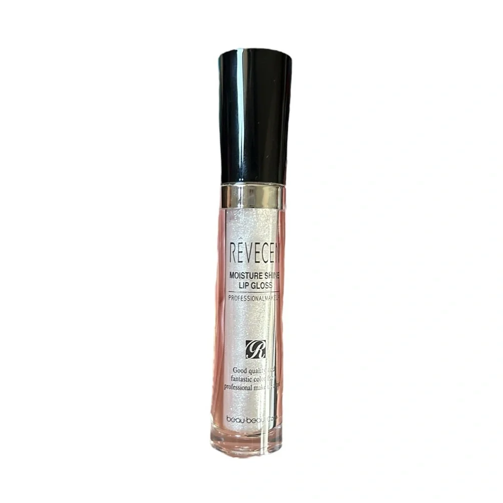 Revecen Moisture Shine Lip Gloss #01 White Shimmer K-Beauty Discontinued NWT